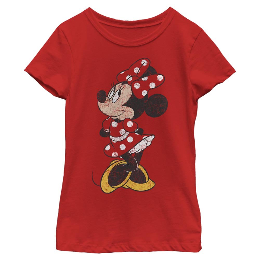 Girl's Disney Modern Vintage Minnie Mouse T-Shirt