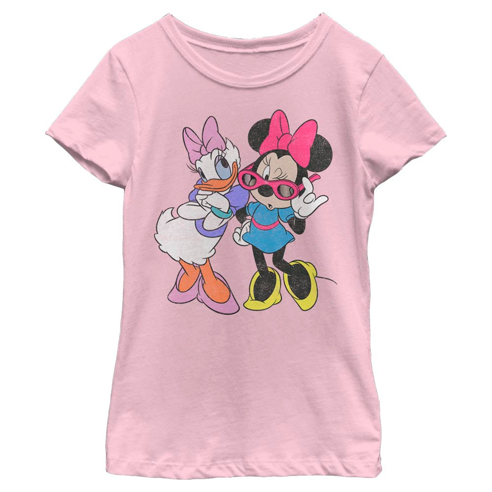 Girl's Disney JUST GIRLS Minnie Mouse And Daisy Duck T-Shirt