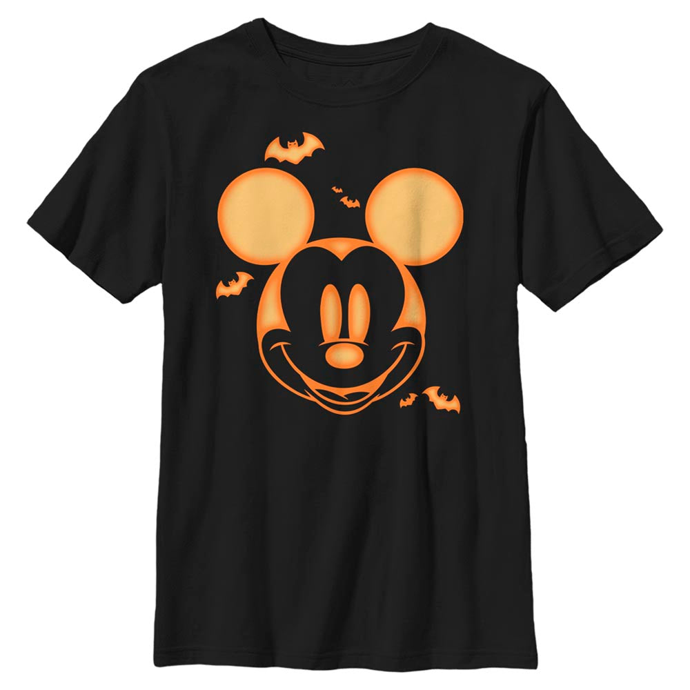 Boy's Disney Mickey Mouse Pumpkin Halloween T-Shirt