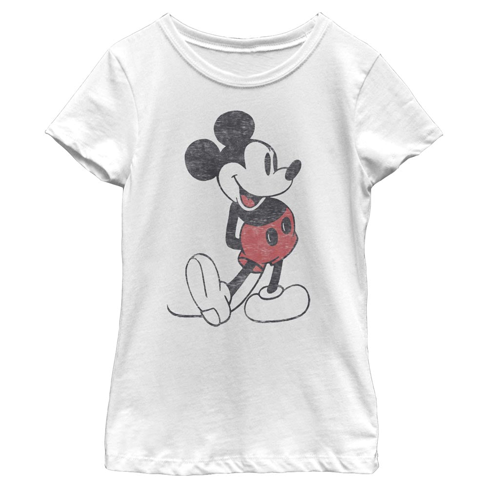 Girl's Disney Mickey Mouse VINTAGE CLASSIC T-Shirt