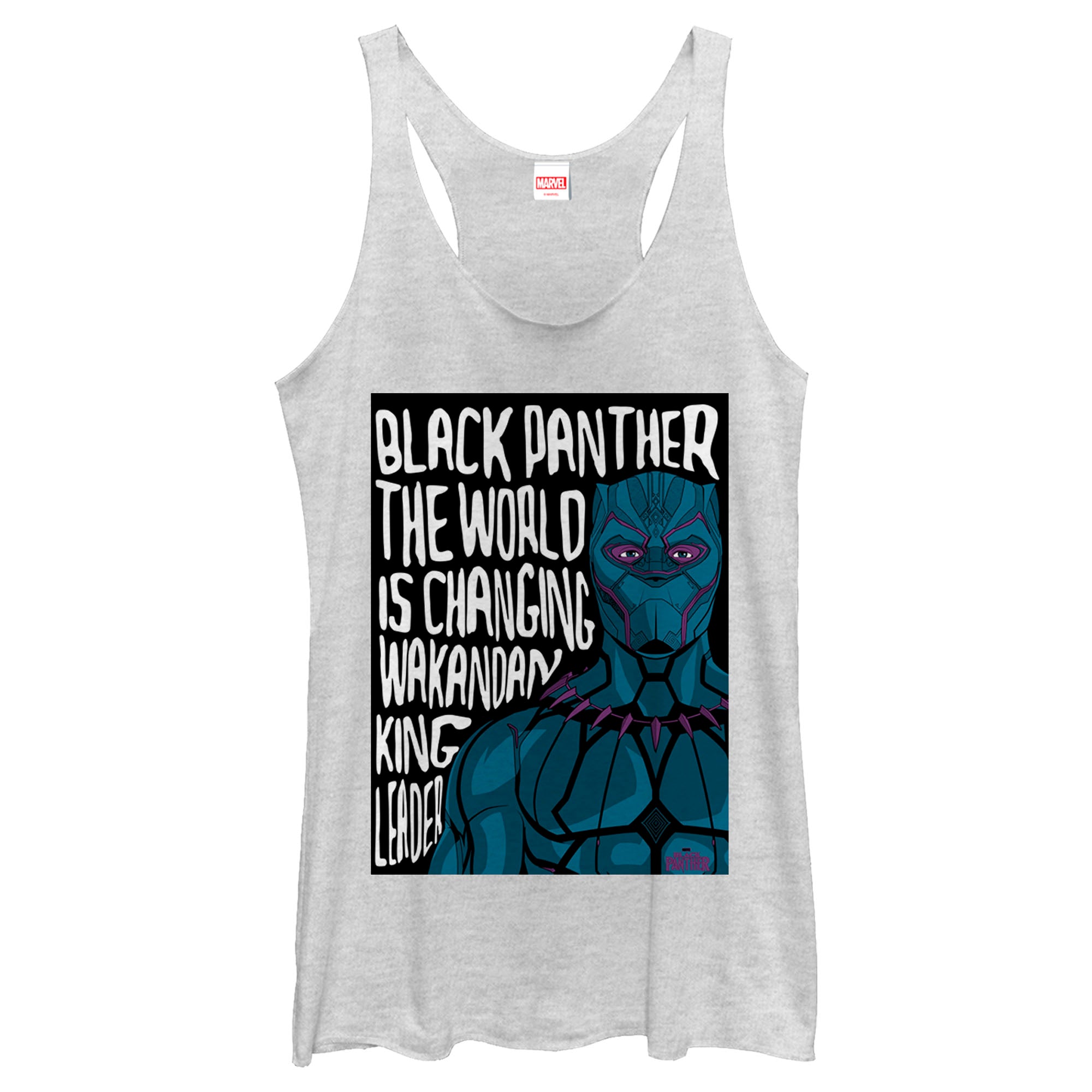 Junior's Marvel Black Panther The World Is Changing Tank Top