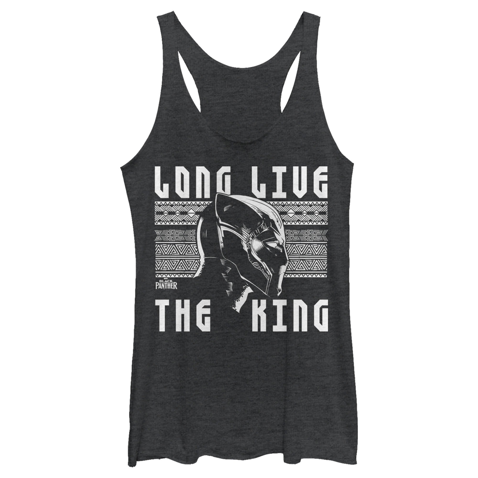 Junior's Marvel Urban Black Panther Lives Tank Top