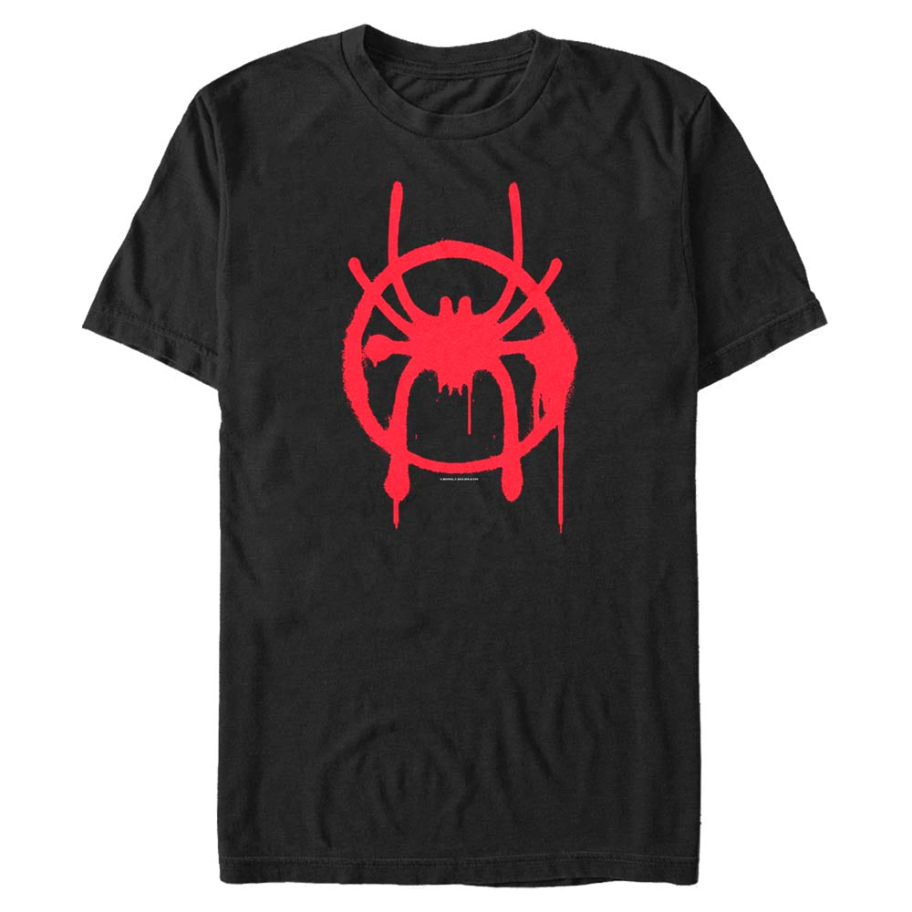 Men's Marvel Miles Morales Spider Man Symbol T-Shirt