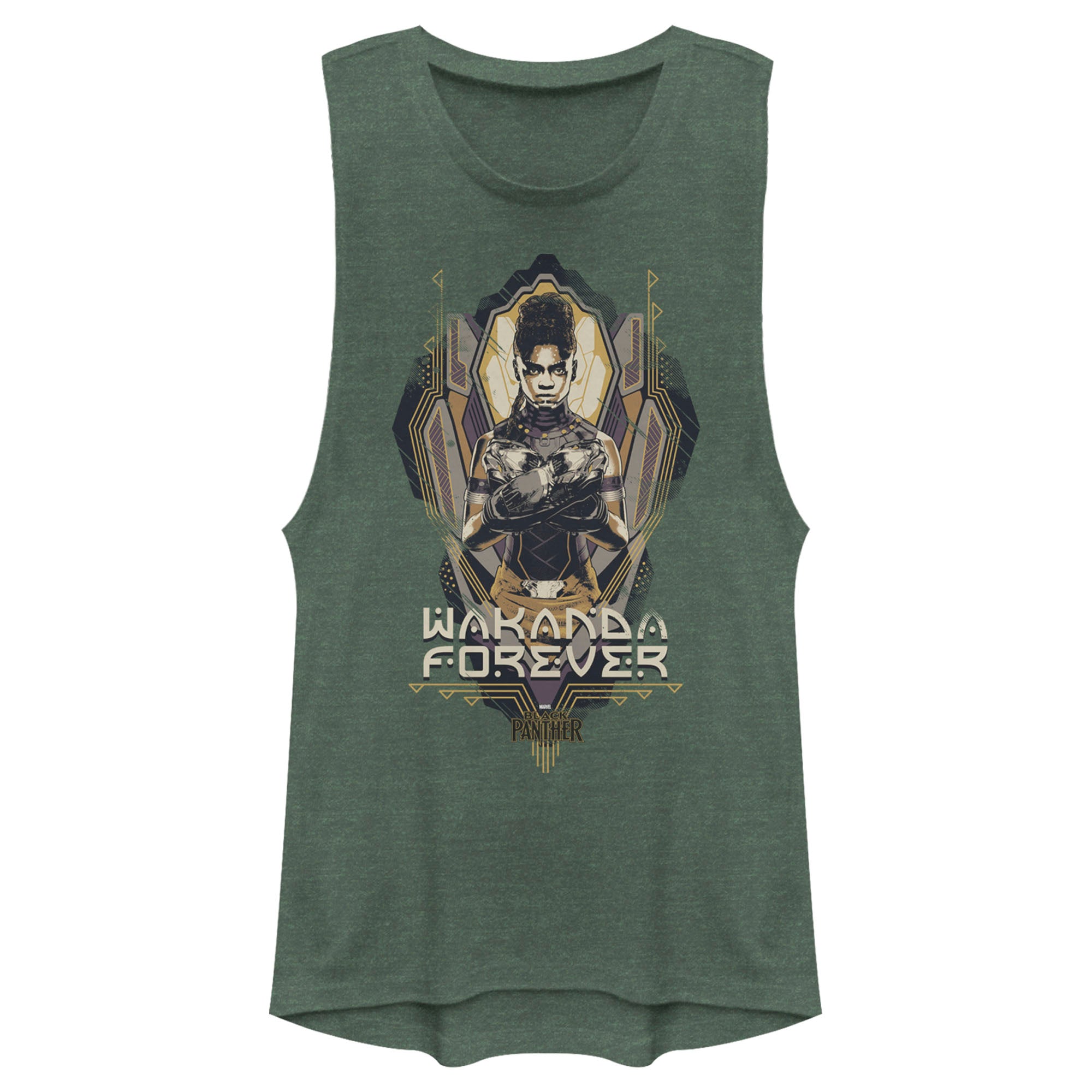 Junior's Marvel Wakanda Shuri Forever Muscle Tee