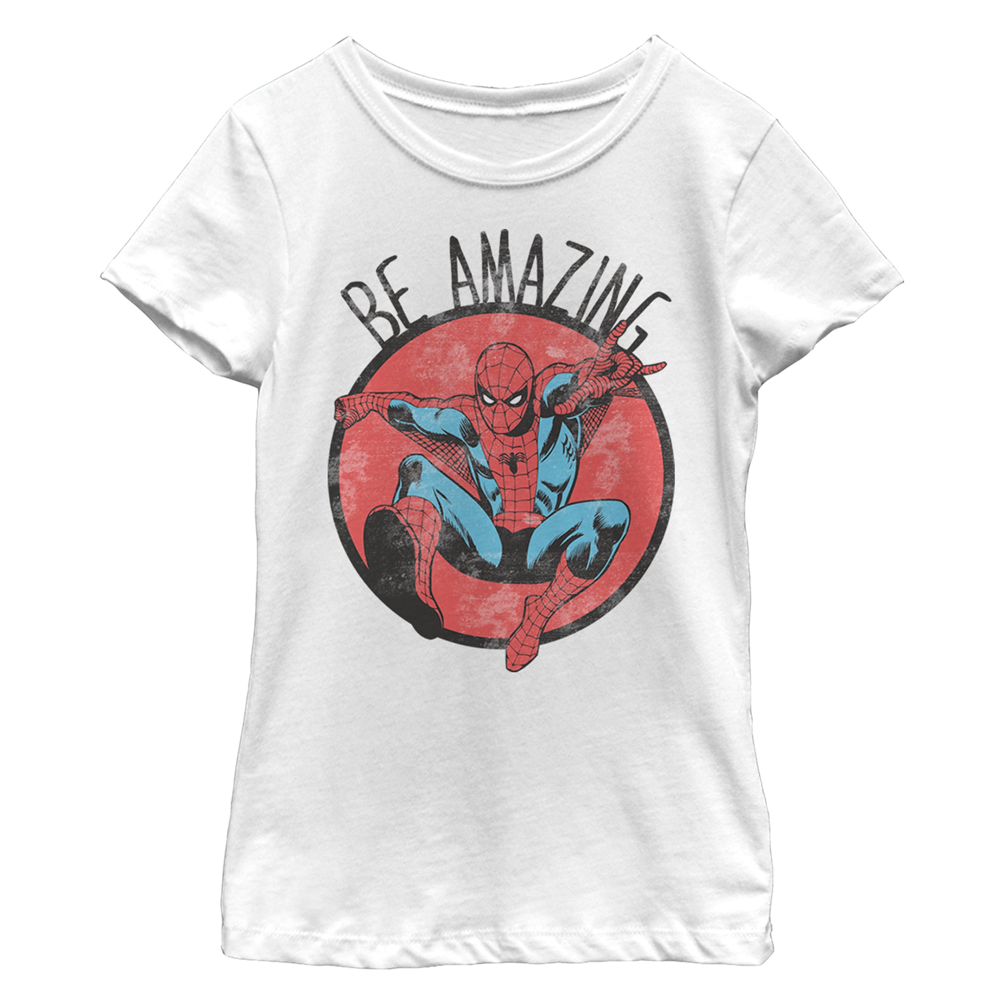 Girl's Marvel Spider-Man "Be Amazing" T-Shirt