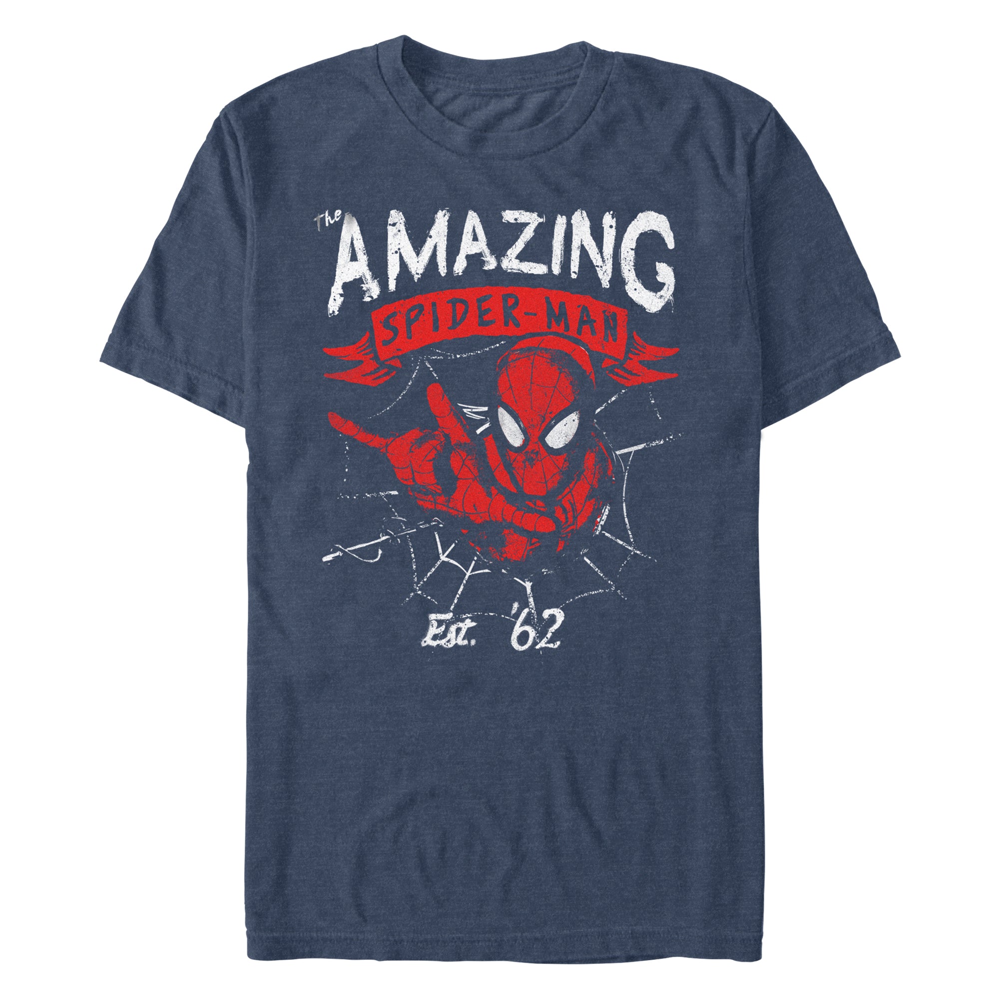 Men's Marvel Amazing Spider-Man Grunge Fwip T-Shirt