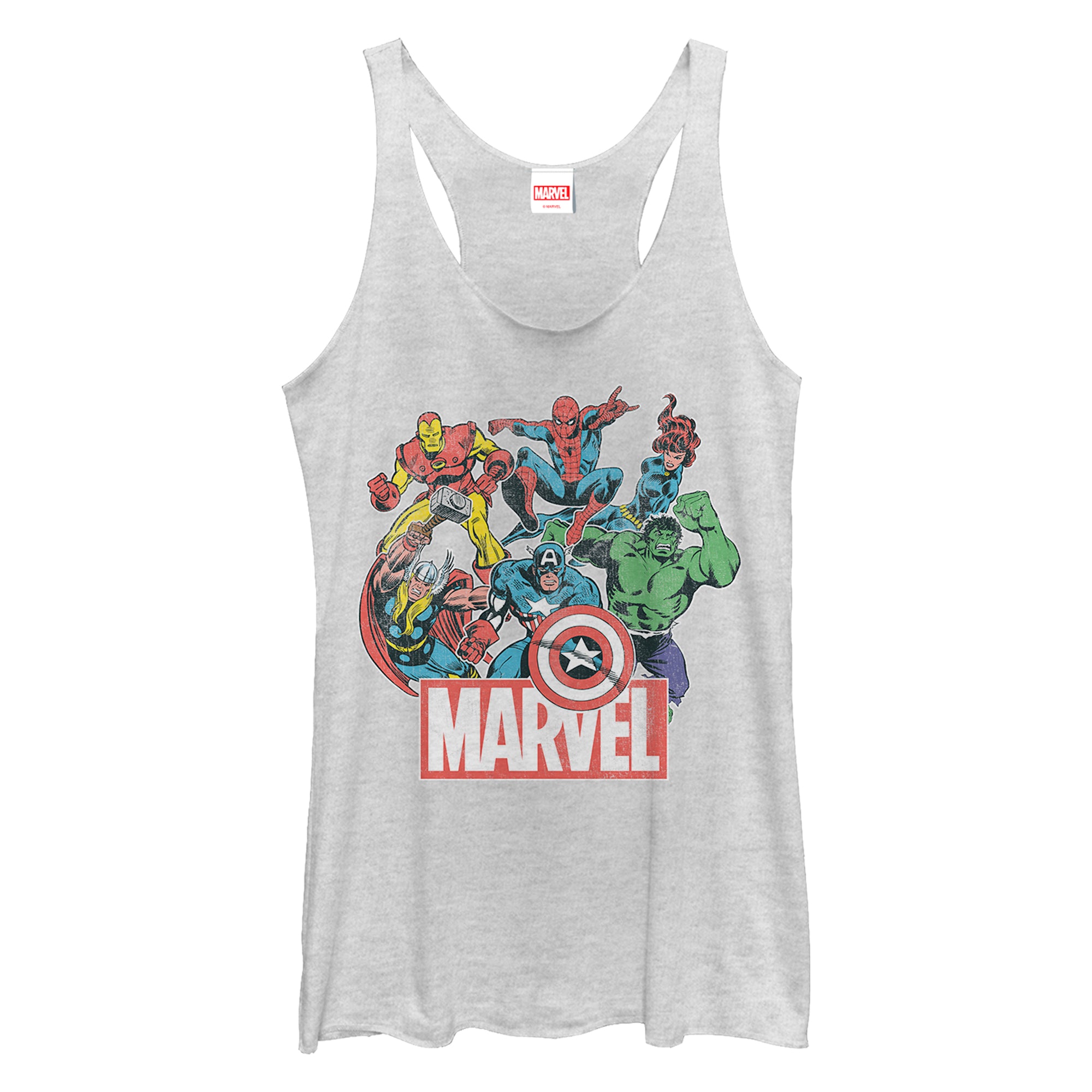 Junior's Marvel Super Heroes of Today Tank Top