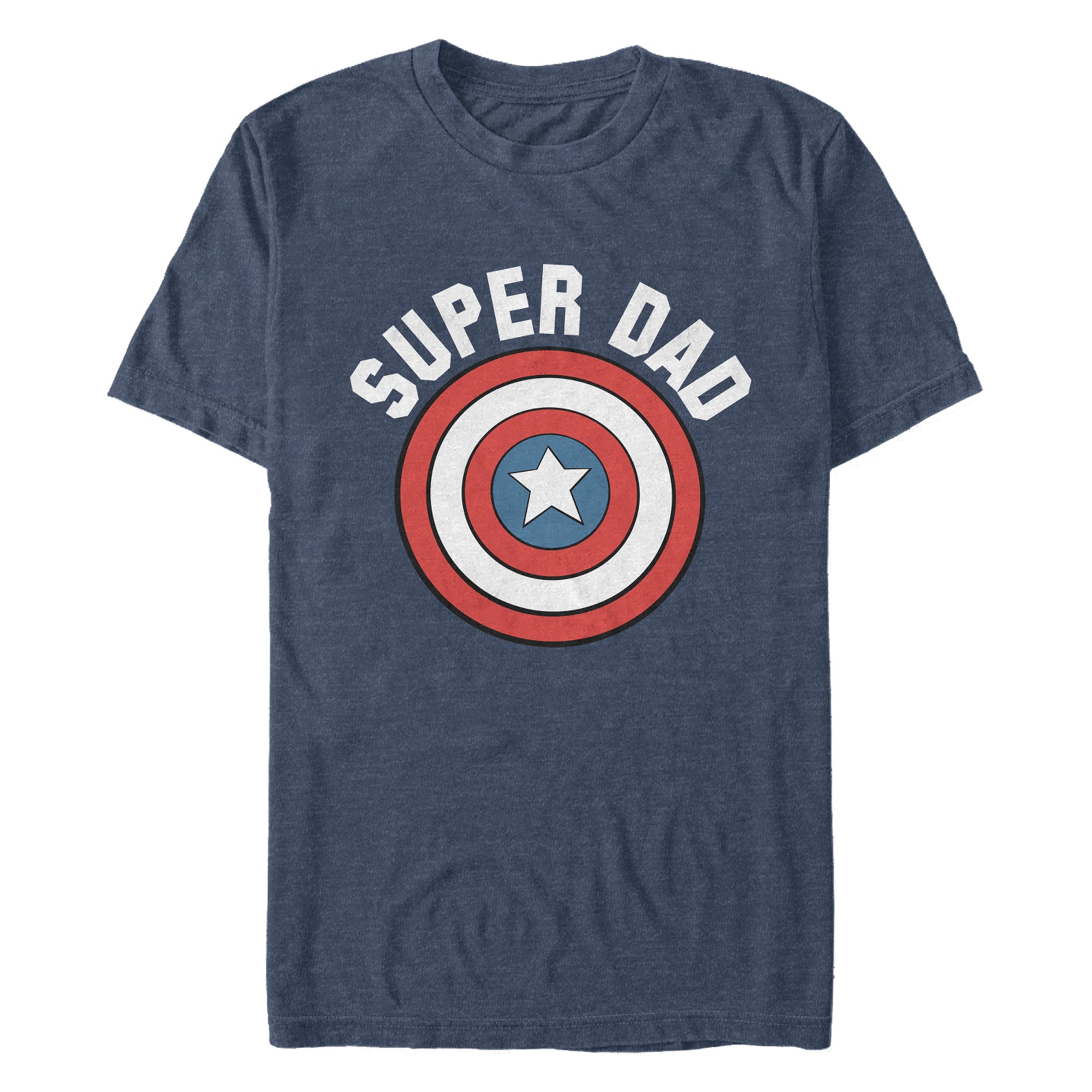 Men's Marvel Captain America SUPER DAD T-Shirt
