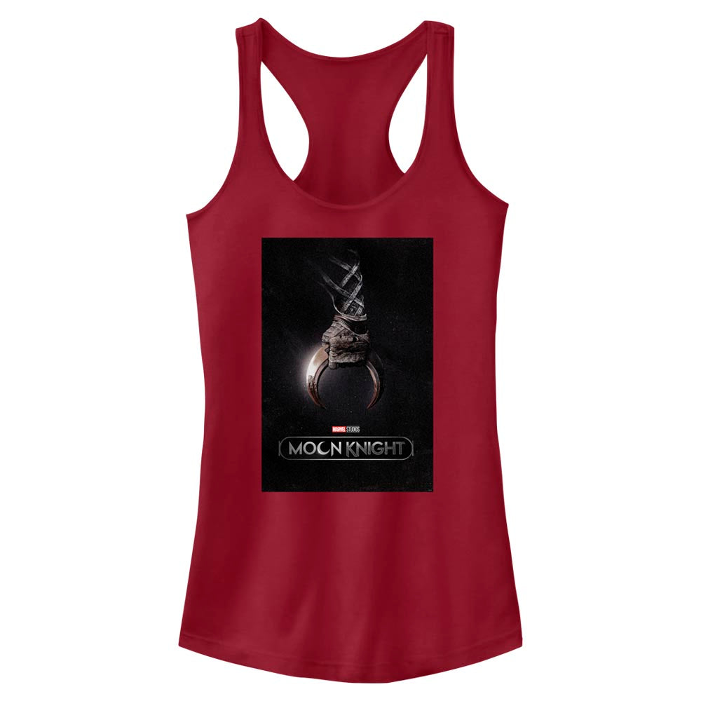 Junior's Marvel Moon Knight Crescent Dart Poster Tank Top
