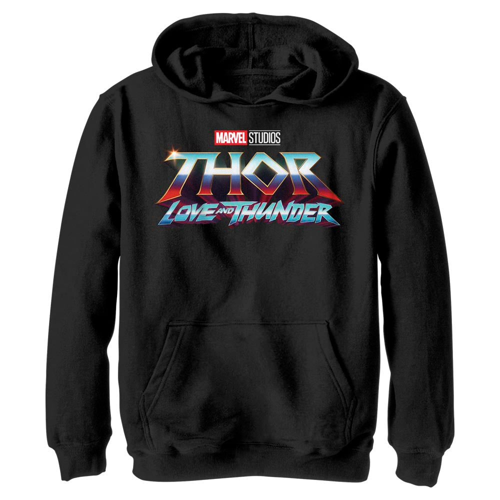 Boy's Marvel Thor Thunder Logo Lightweight Hoodie