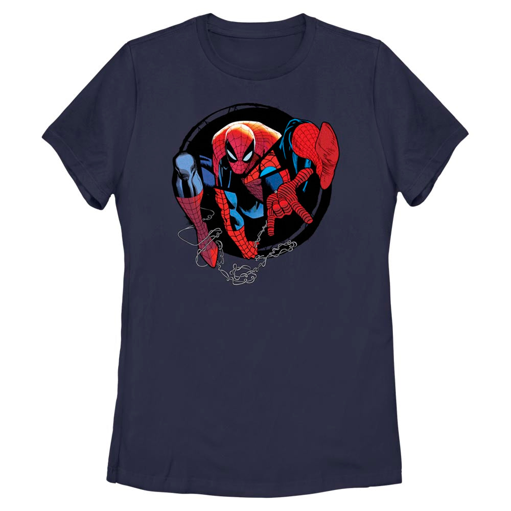 Women's Marvel SPIDER-MAN CIRCLE FORWARD T-Shirt