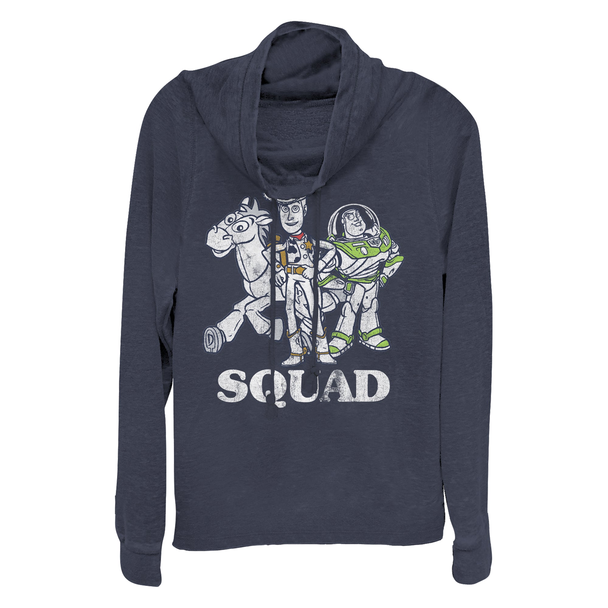 Junior's Disney Toy Story Squad Buddies Cowl Neck