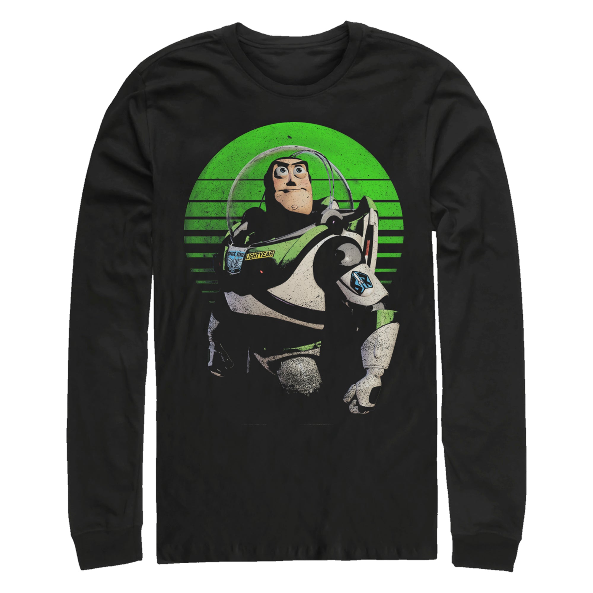 Men's Disney Buzz Lightyear Sight On Stars Long Sleeve T-Shirt