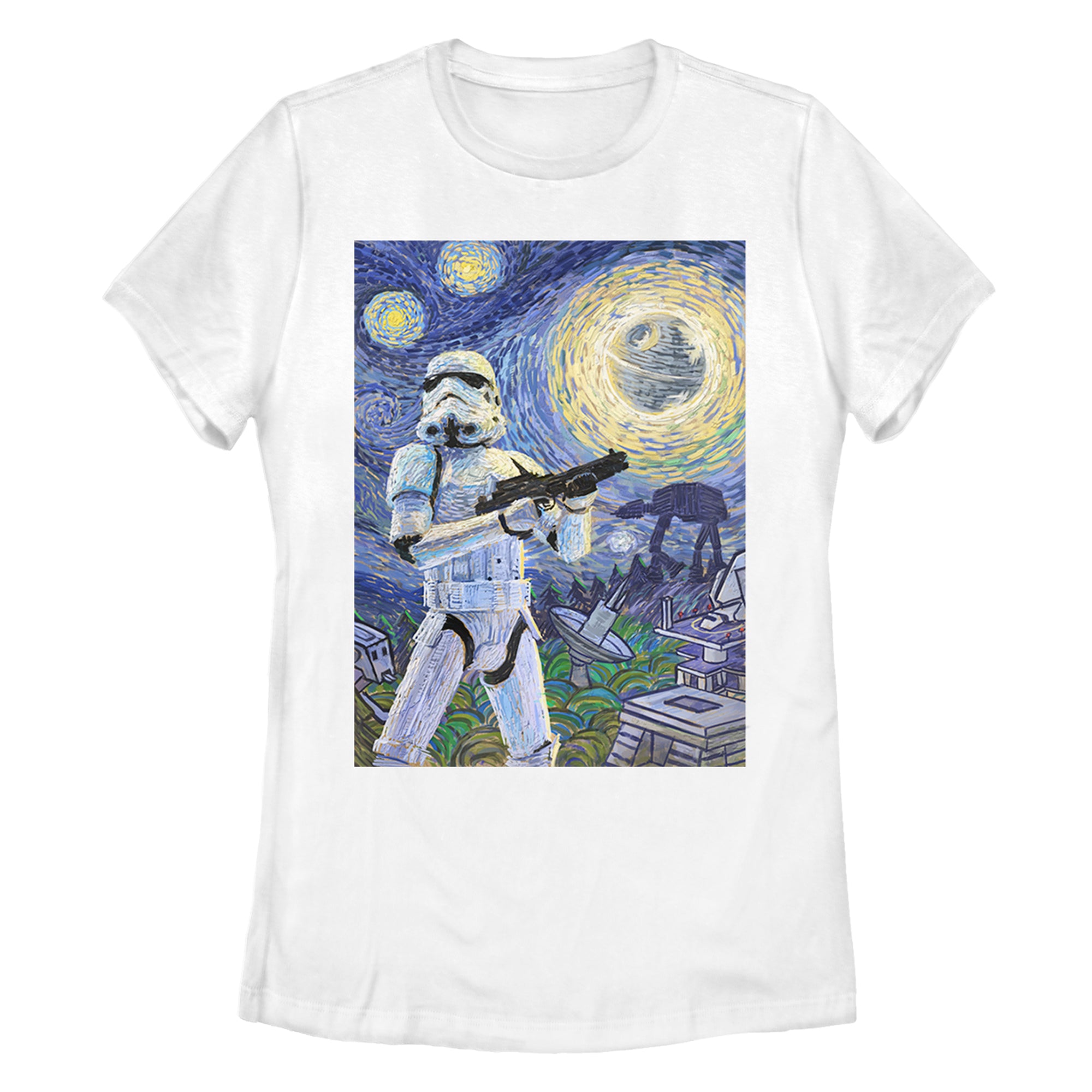 Women's Star Wars Stormtrooper Stormy Night T-Shirt