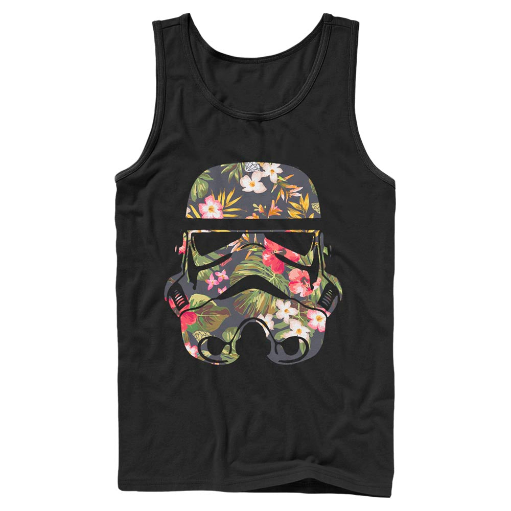 Men's Star Wars Storm Trooper Flowers Tank Top